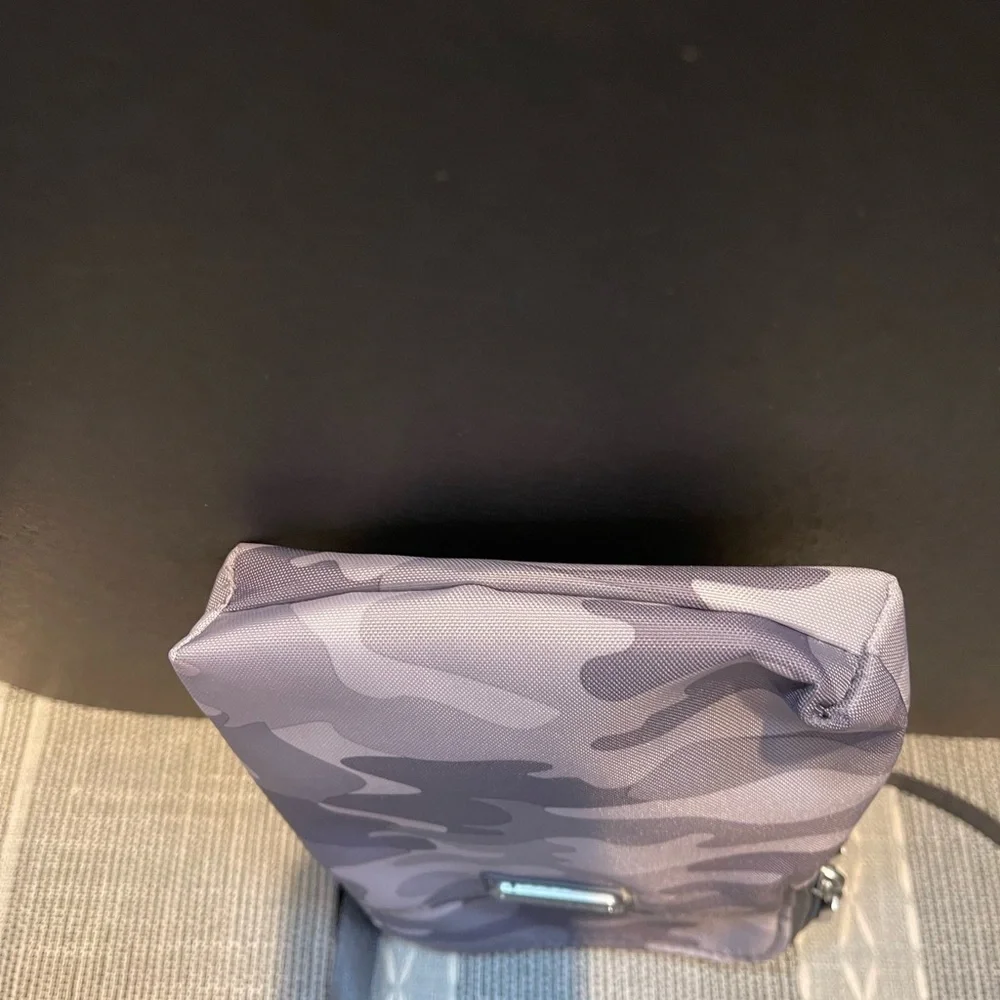 Baggallini Purple Camouflage Messenger Bag